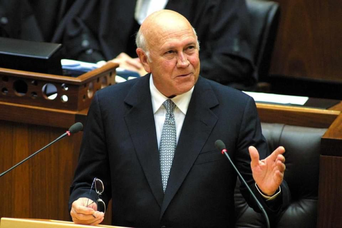 Frederik de Klerk, l’homme qui a mis fin à l’apartheid