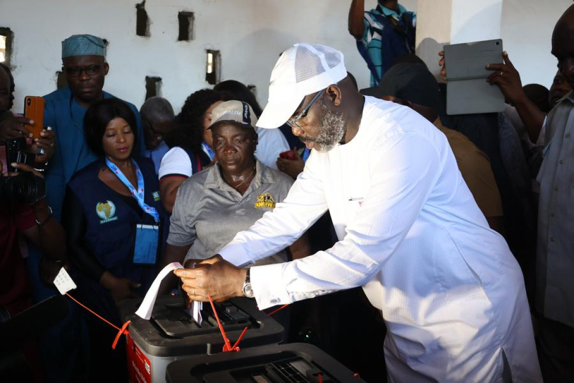 Libéria : battu à la présidentielle, George Weah reconnaît sa défaite