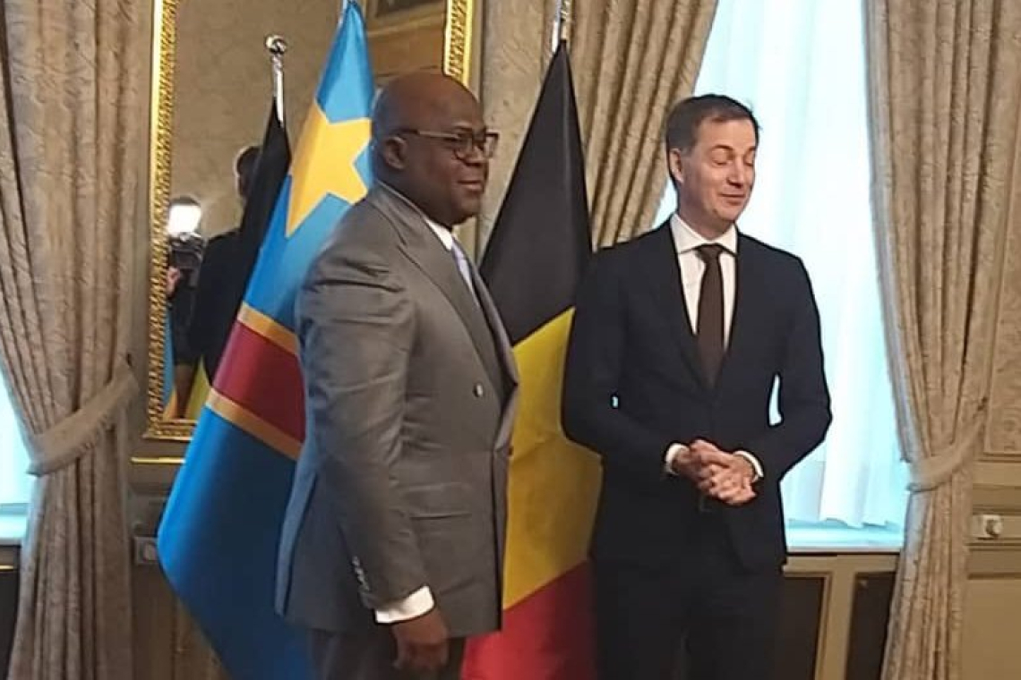 En visite en Belgique, le président Félix Tshisekedi hausse le ton et demande des sanctions contre le Rwanda