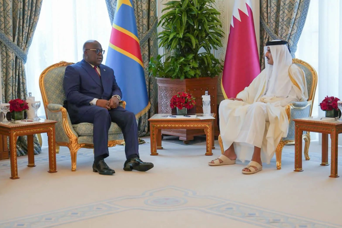 Au Qatar, Félix Tshisekedi en tête en tête avec l'Emir Tamim Bin Hamad