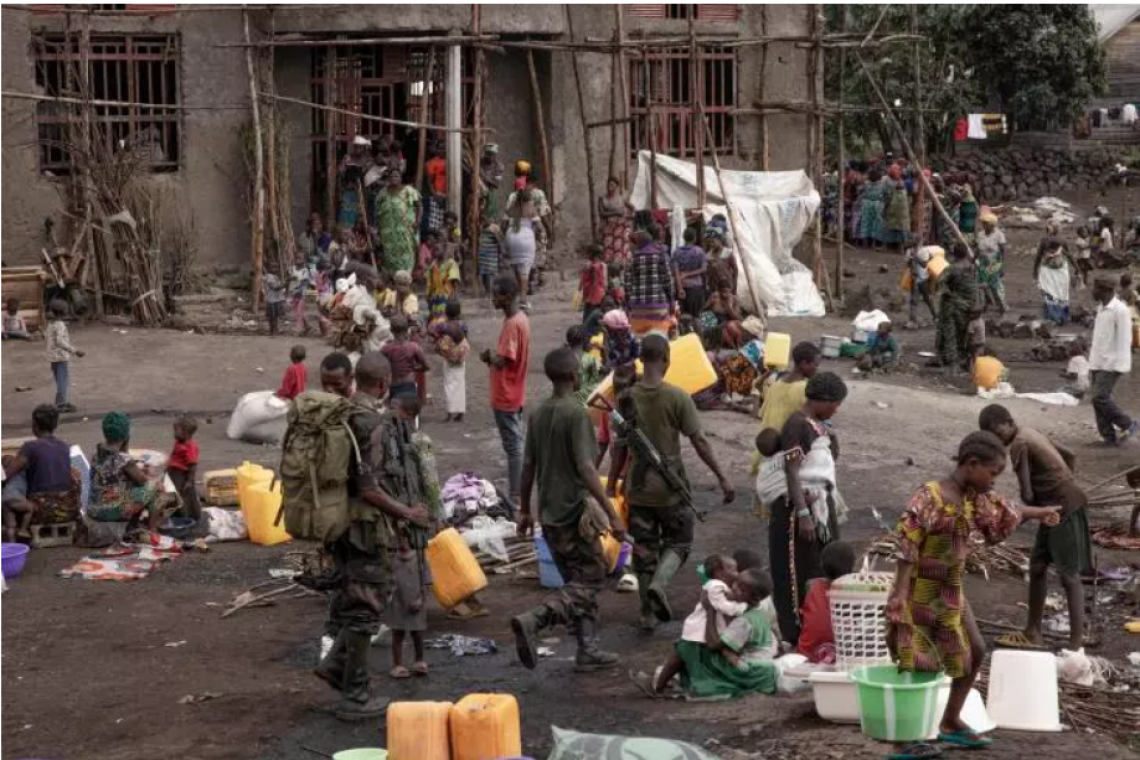 Nord-Kivu : des personnes déplacées continuent à affluer autour de la ville de Goma