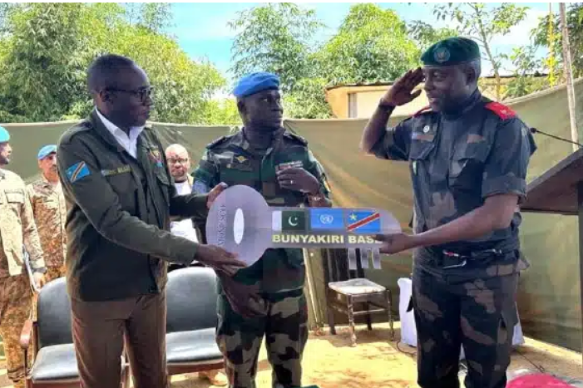 Sud-Kivu : premier transfert de base de la Monusco aux Fardc   