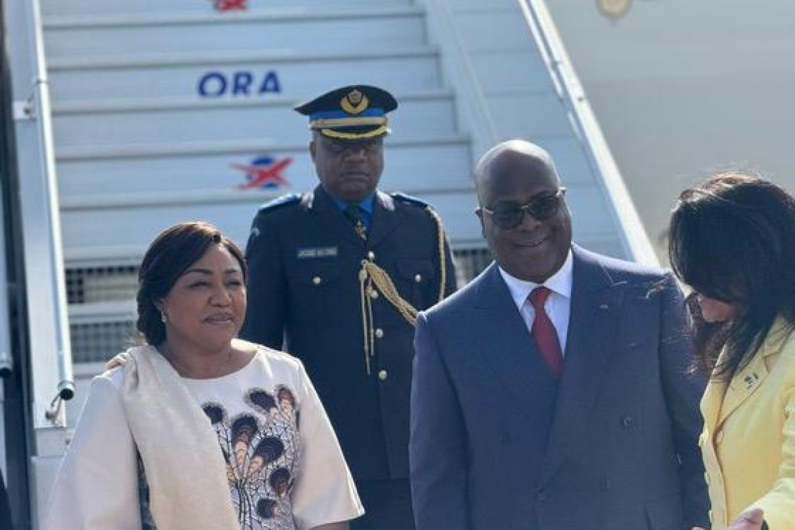 Le président Félix-Antoine Tshisekedi est arrivé à Paris