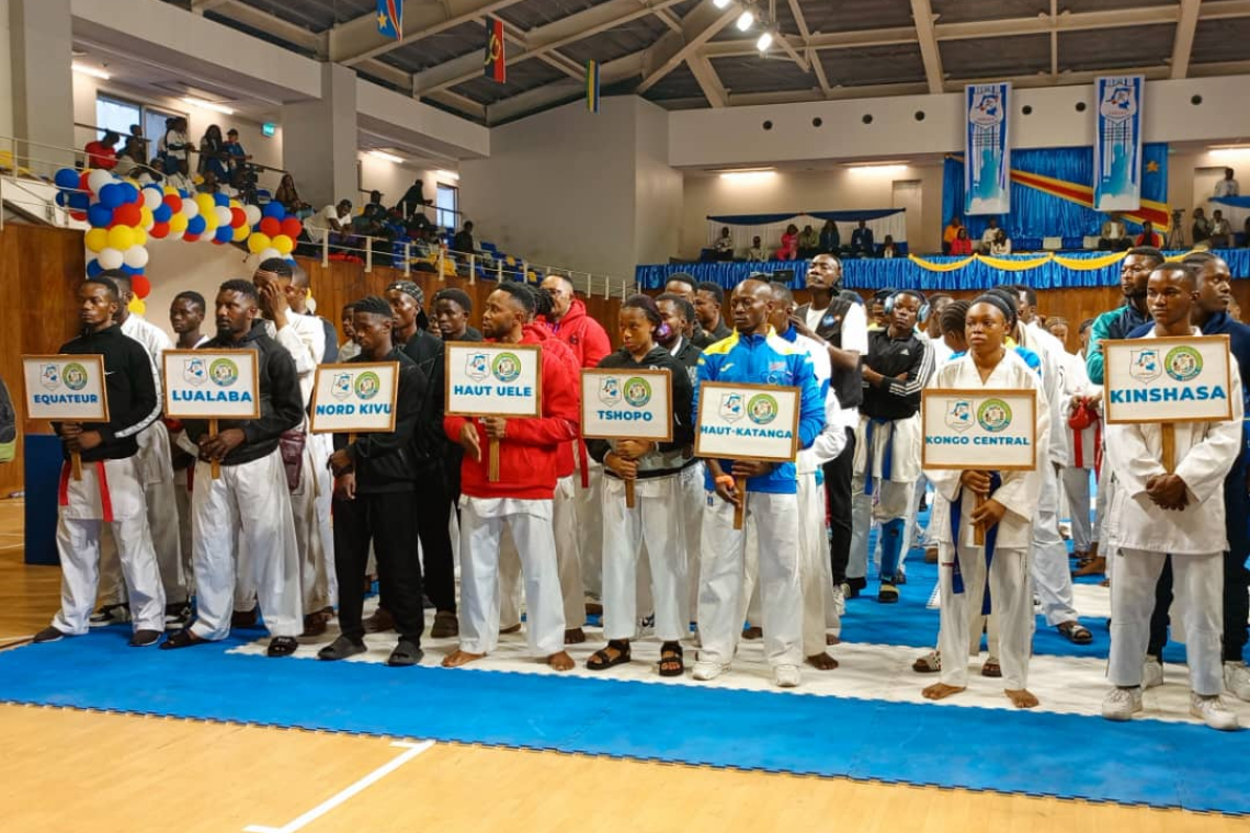 Karaté/Coupe du Congo : la ville-province de Kinshasa remporte la 28ème édition