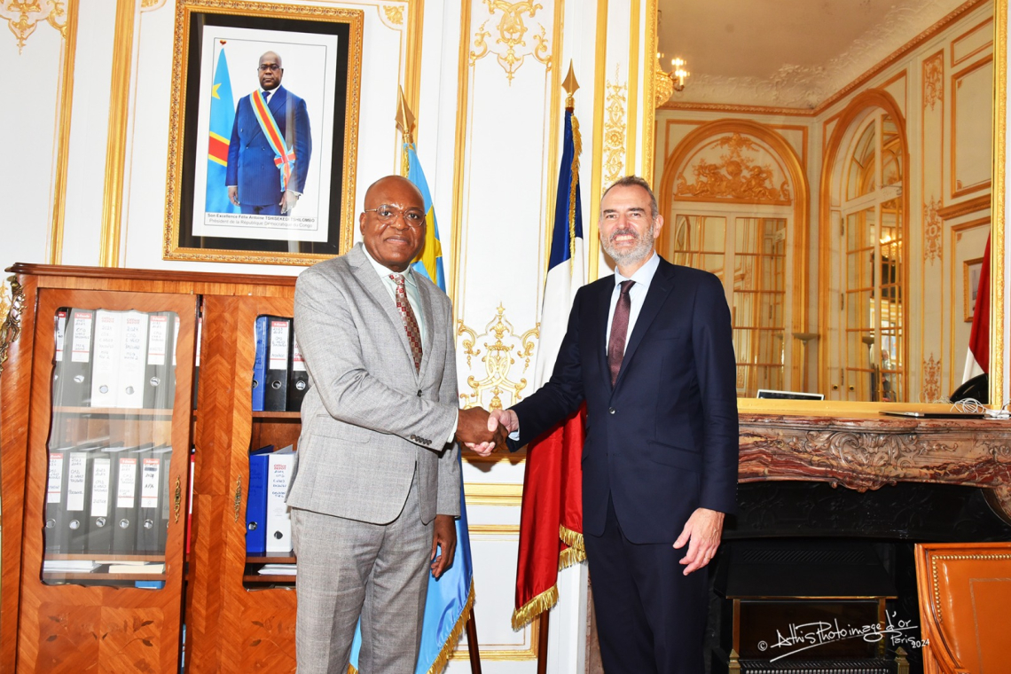 La guerre à l'Est de la RDC au centre des entretiens entre l'ambassadeur Émile Ngoy et l'envoyé spécial de France 