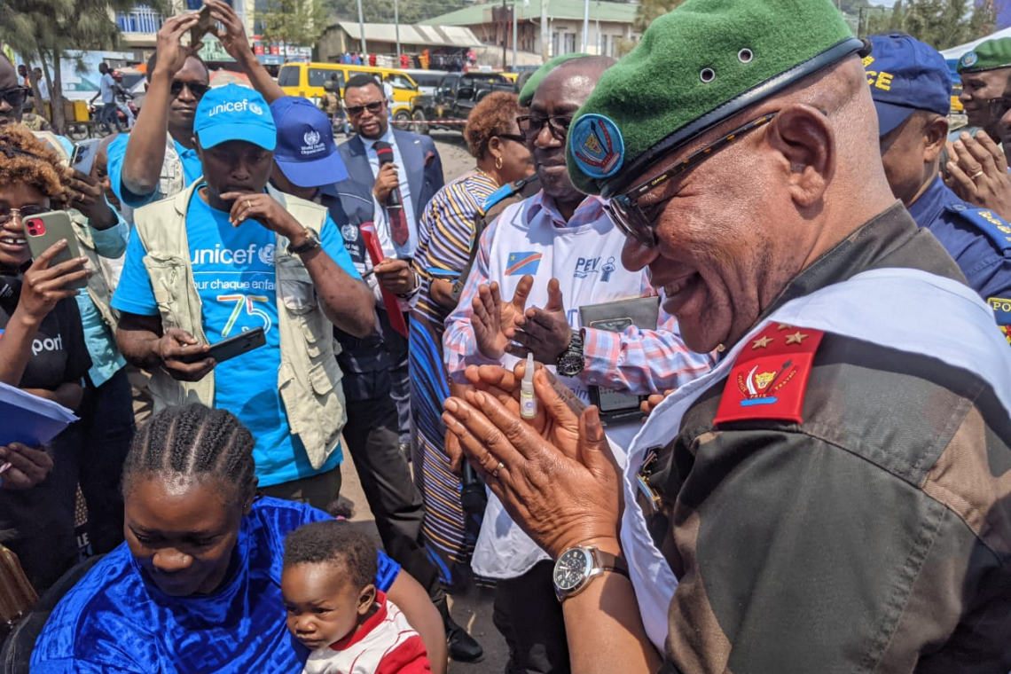 Goma : Lancement de la troisième phase proprement dite de vaccination contre la poliomyélite