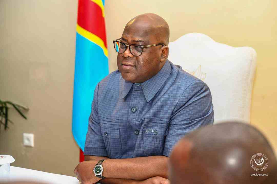 Félix Tshisekedi a présidé le Conseil provincial de sécurité élargi, à Kalemie. 
