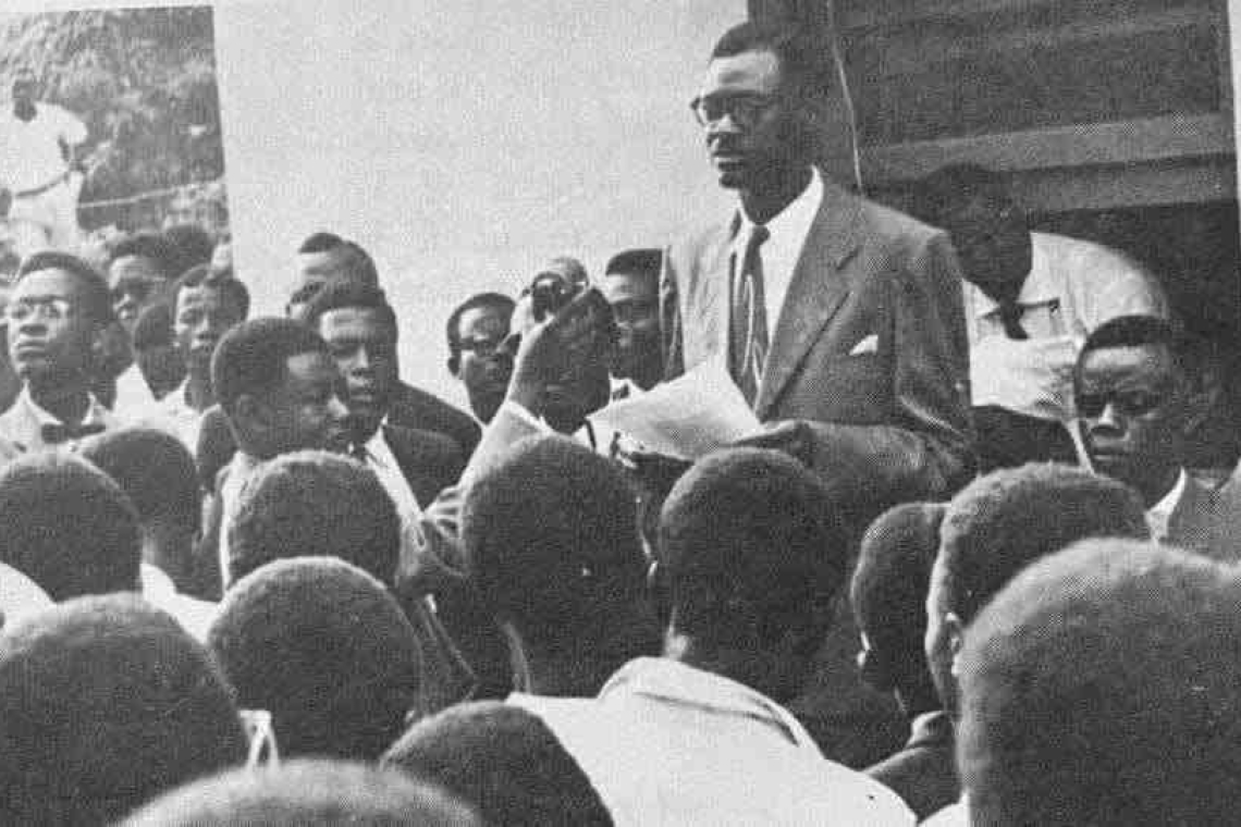 66 ans après , Patrice Emery Lumumba tenait son premier meeting politique. 