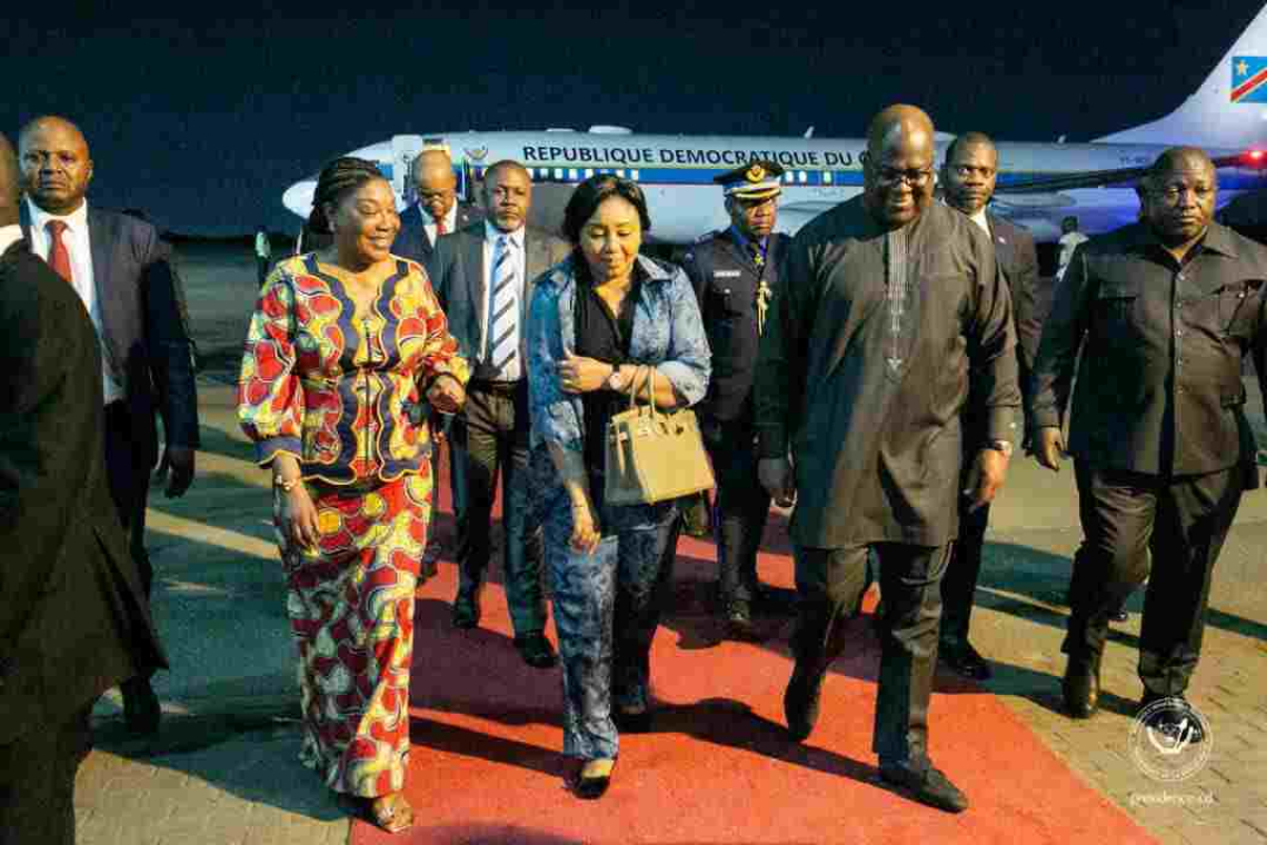 Le président de la République Félix Antoine Tshisekedi à  Accra  pour participer à l'investiture de son homologue. 