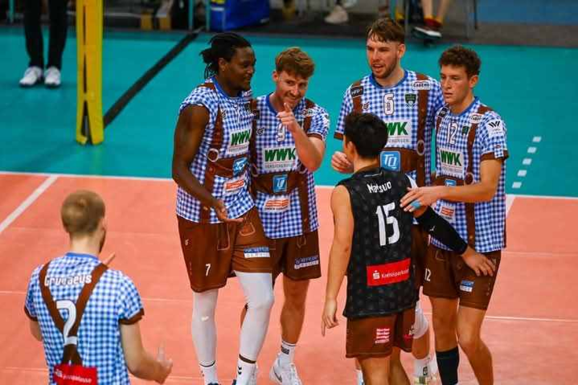 Volley-ball/Allemagne-D1 : revers de justesse pour Magloire Mayaula et le Volleys Herrsching 