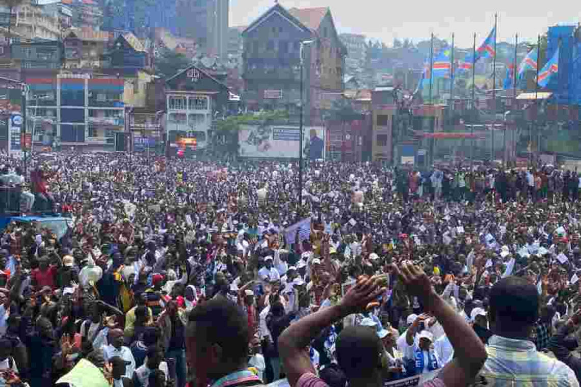  Bukavu: marche pacifique pour dire Non à  l' agression Rwandaise 