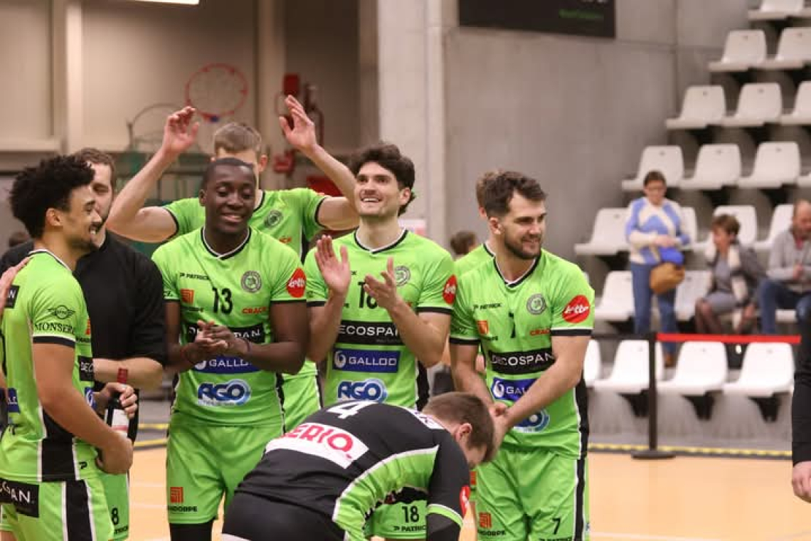 Volley-ball/Belgique-D1 : Lucas Lilembo et Menen jouent pour le maintien à la deuxième phase 