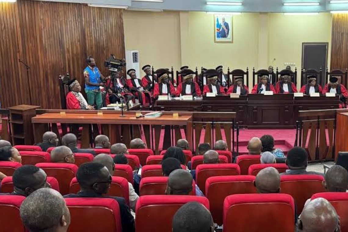 La Cour constitutionnelle de la RDC aux côtés de celle de la Turquie qui célèbre ses 63 ans d'existence. 